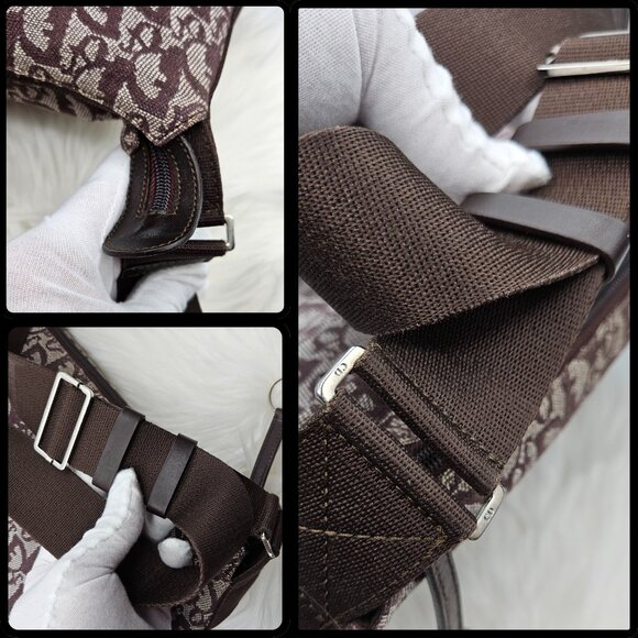 Dior Brown Oblique Canvas Messenger Bag - Picture 12 of 17